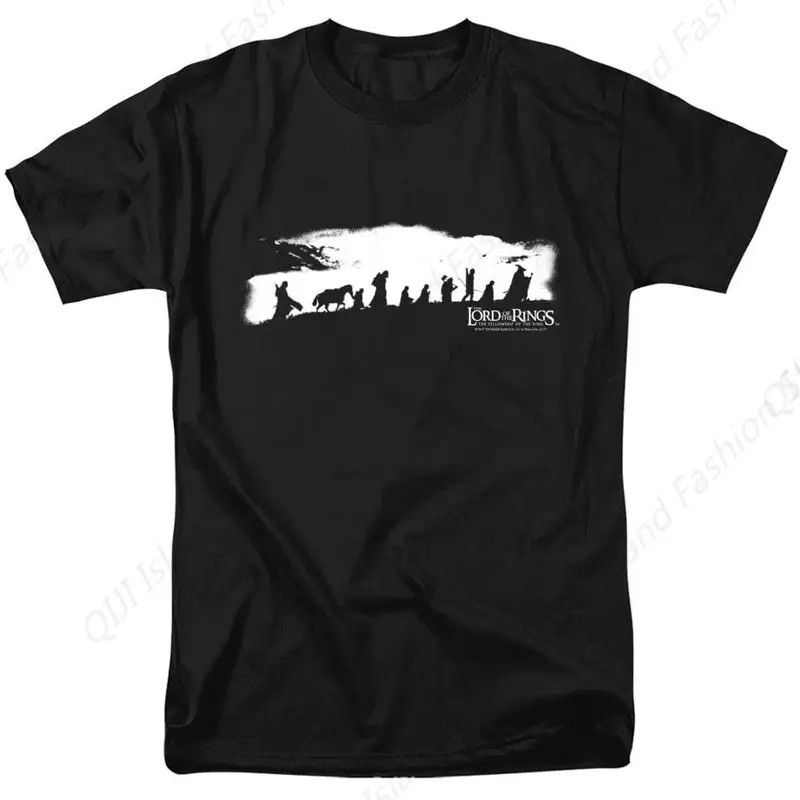 Pakaian jalanan Kaos Lord of The Rings The Fellowship Tren Musim Panas