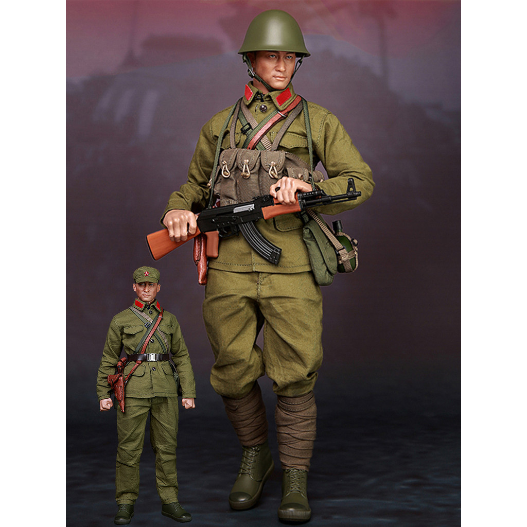 ViiKONDO M015 Minitimes 1/6 Scale Action Figure Toy inese Soler PLA 12in Army Men Model Assembly Fig