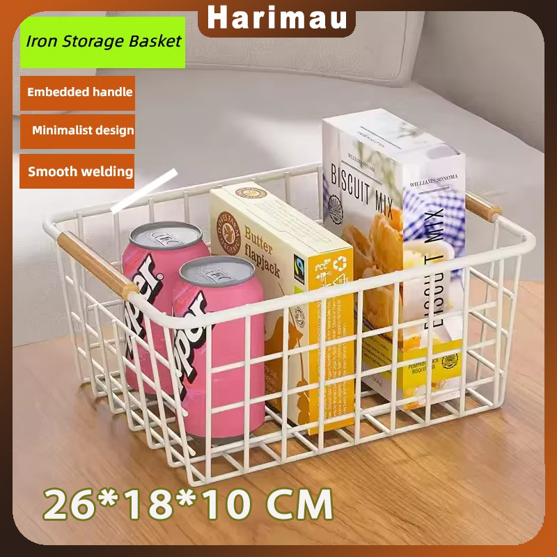 Keranjang Serba Guna Besi/keranjang Estetik/keranjang Serbaguna Aesthetic/keranjang Kecil Serbaguna/