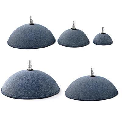 Airstone keramik setengah bulat kolam ikan aquarium tank D=8cm || D=10cm || D=12cm || D=15cm import 