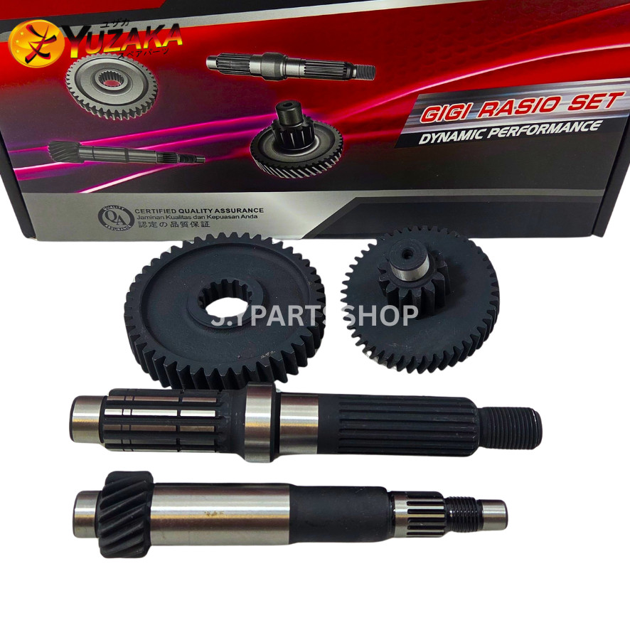 Gigi Rasio Set Gardan Komplit YUZAKA Suzuki Spin 125 New SR 2008-2011 24141-46G20-000