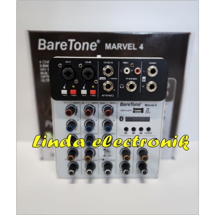 Mixer Audio max baretone marvel 4 Professional mixer 4 ch original