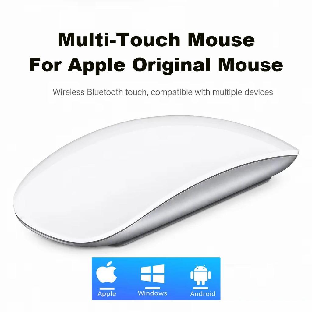 Smart Wireless Bluetooth Office Mouse,Slim Rechargeable Ergonomic Design Mouse,For Apple Magic iPad 