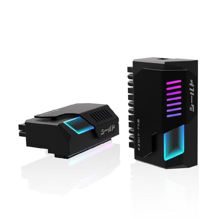 EZDIY-FAB Shield BLACK 90 Degree Infinity Mirror ATX 24 Pin Power Connector 5V 3pin ARGB