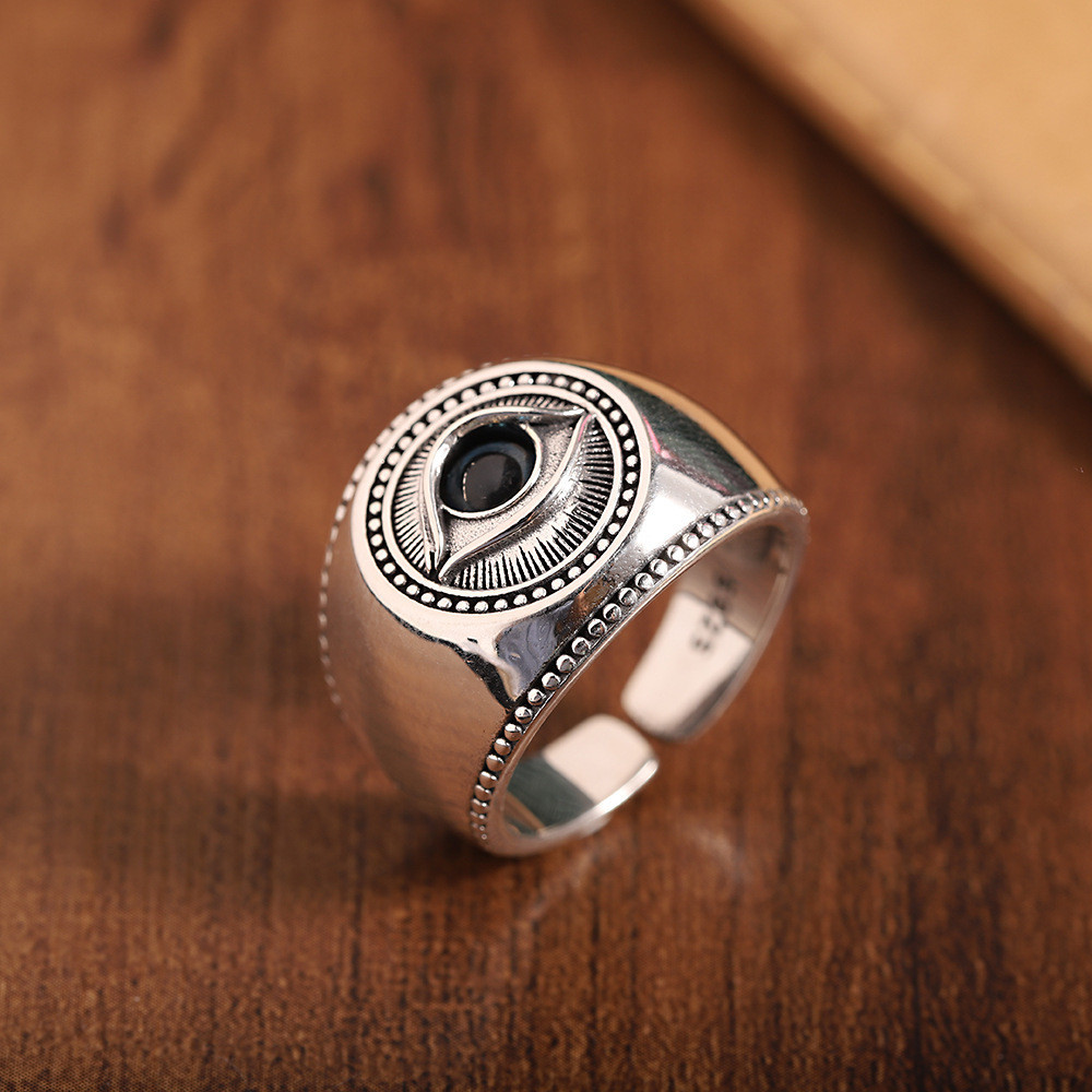Cincin terbuka Cincin Pria Vintage yang Modis