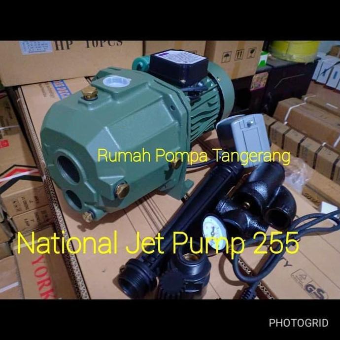 POMPA AIR JET PUMP NATIONAL 255 SNI BERGARANSI BARU