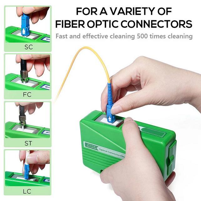 Konektor Fiber Optik Connector Cleaner Fiber Optik Untuk Cleaner Box