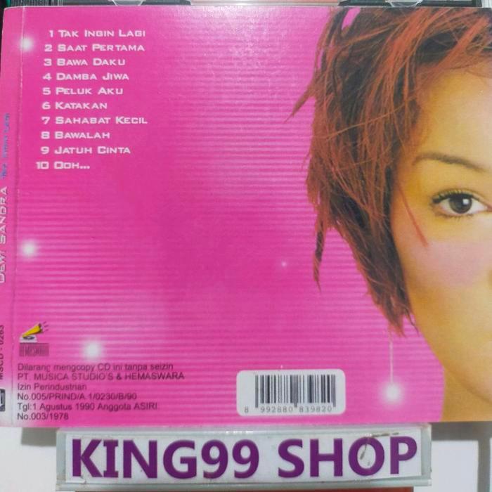 CD DEWI SANDRA - TAK INGIN LAGI. trie utami 7 bintang rumpies malyda mus mujiono vina panduwinata br