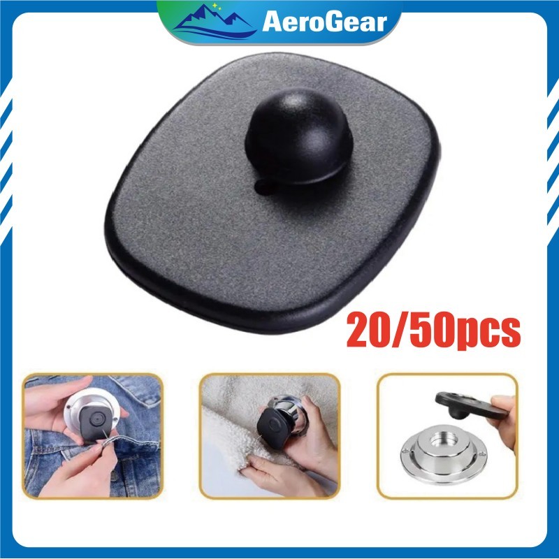 Security Tag Baju 50PCS Hard Tag Alarm RF 8.2MHZ Sensor Keamanan Anti Maling Dengan Pin Untuk Sistem