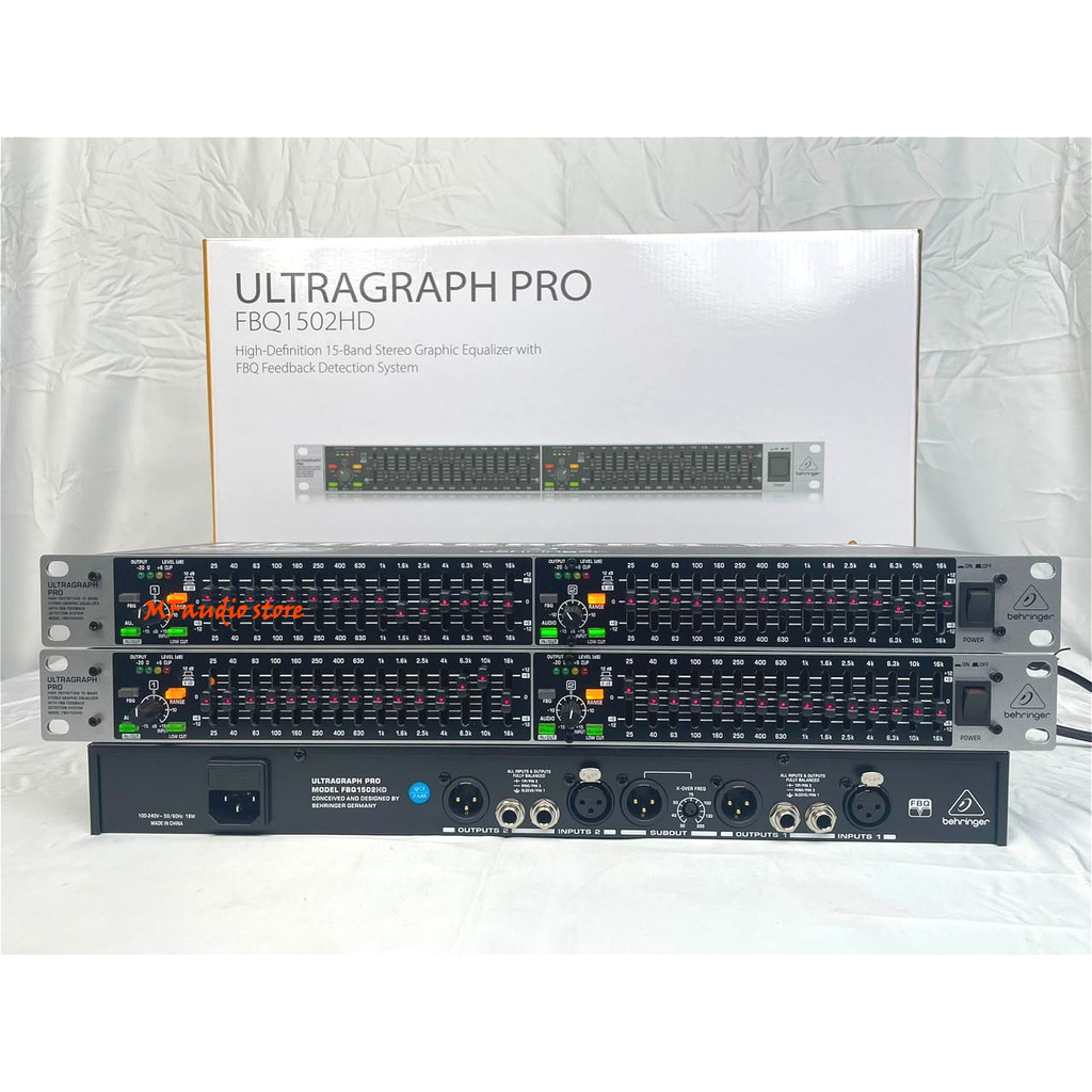 Equalizer / Equaliser Behringer FBQ 1502 HD / FBQ 1502HD / FBQ1502HD