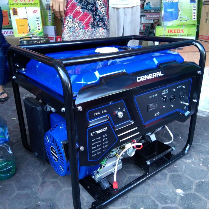 PROMO Genset Gasoline General ET7000CE (5000 watt)