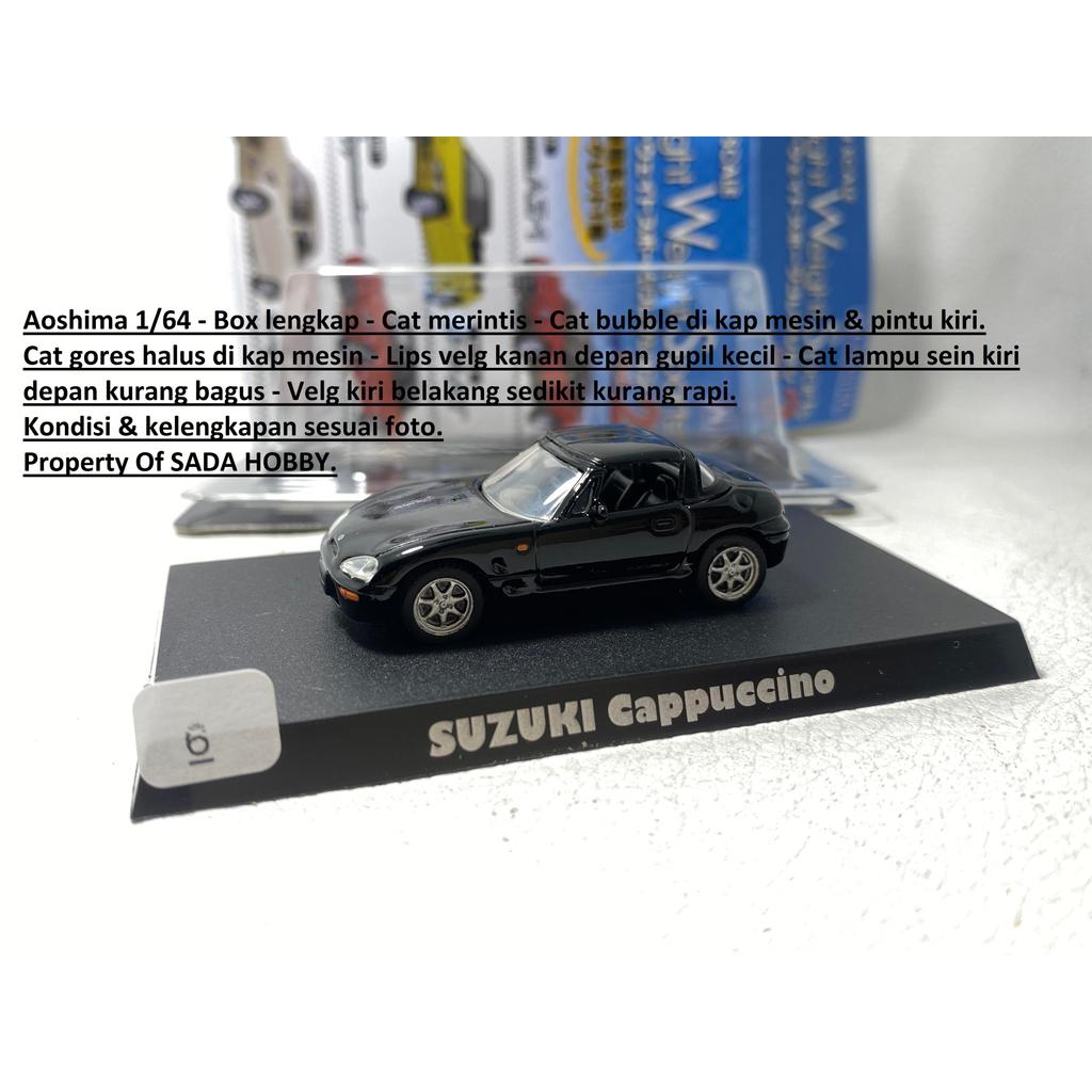 Aoshima 1/64 Suzuki Cappucino Black Fullset
