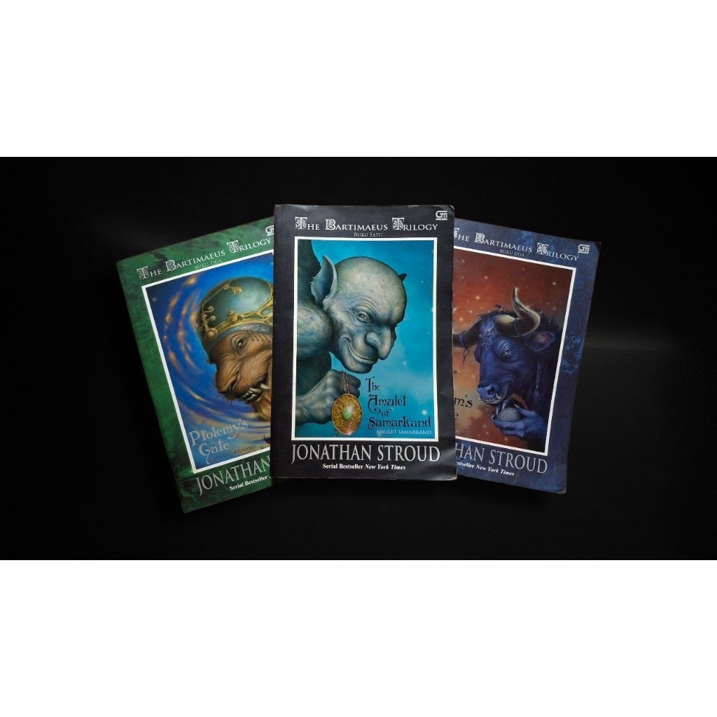 Bartimaeus Trilogy SET - Jonathan Stroud ORIGINAL PRELOVED TERJEMAHAN     Berkualitas