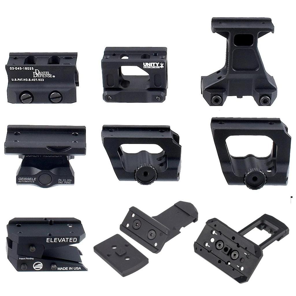 UNITY Fast Riser Mount For Aimpoint T1 T2 Duty RDS Red Dot Sight Optic Scope Mount Optic Bracket Sig