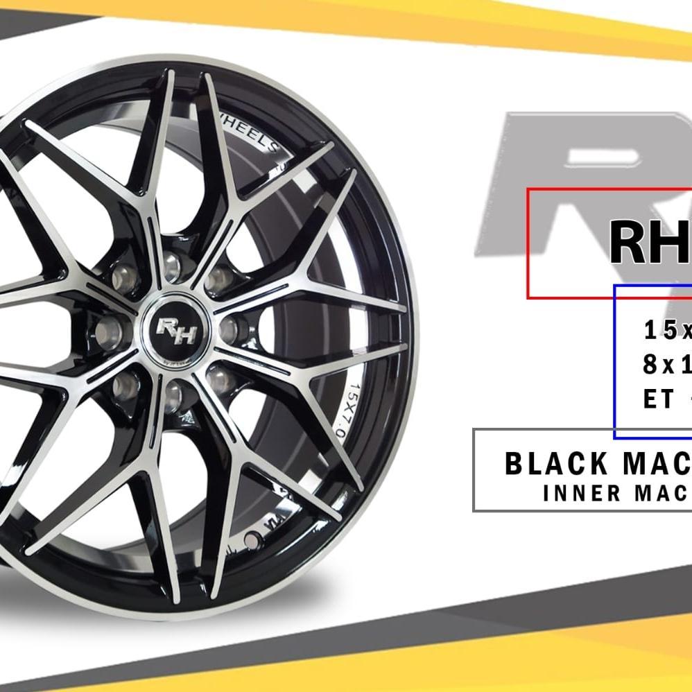velg mobil RH110 15X7 8X100-114.3 ET 40 BMF/INER MACHINE LINE
