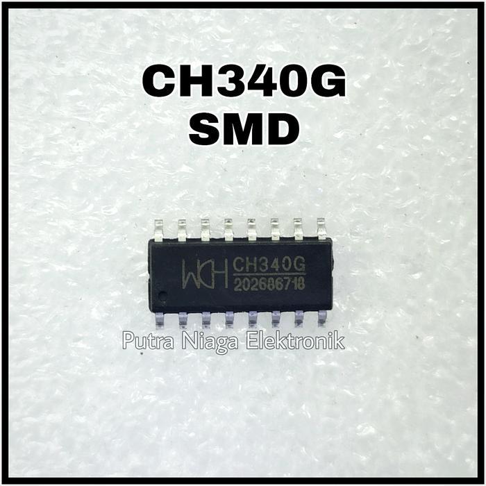ic CH340G SMD SOP 16 PIN / CH340 USB to Serial Chip IC - CH340G