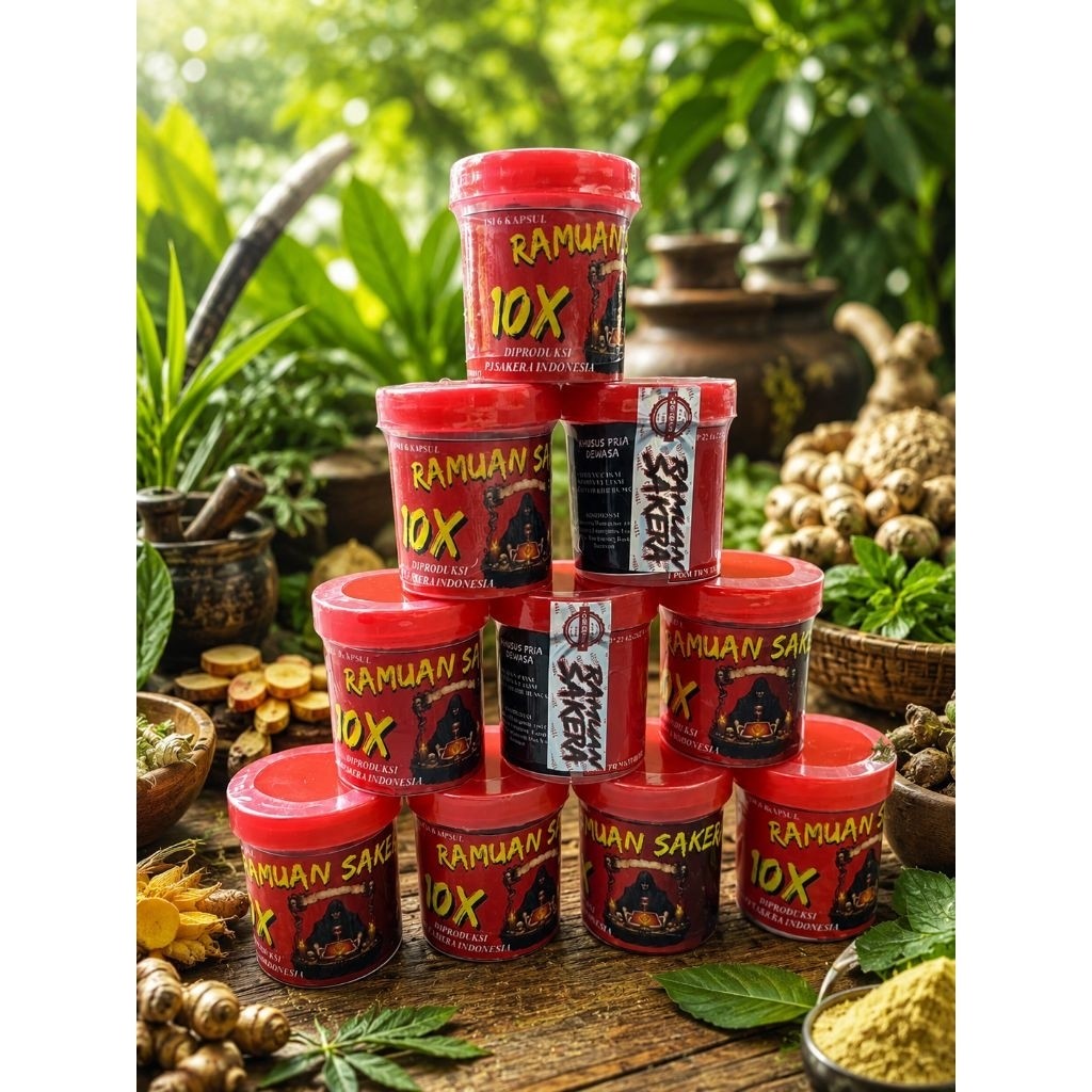 (READY STOK) Ramuan Sakera Original Isi 6 Kapsul - Membantu Stamina Pria Dewasa (TERLARIS)