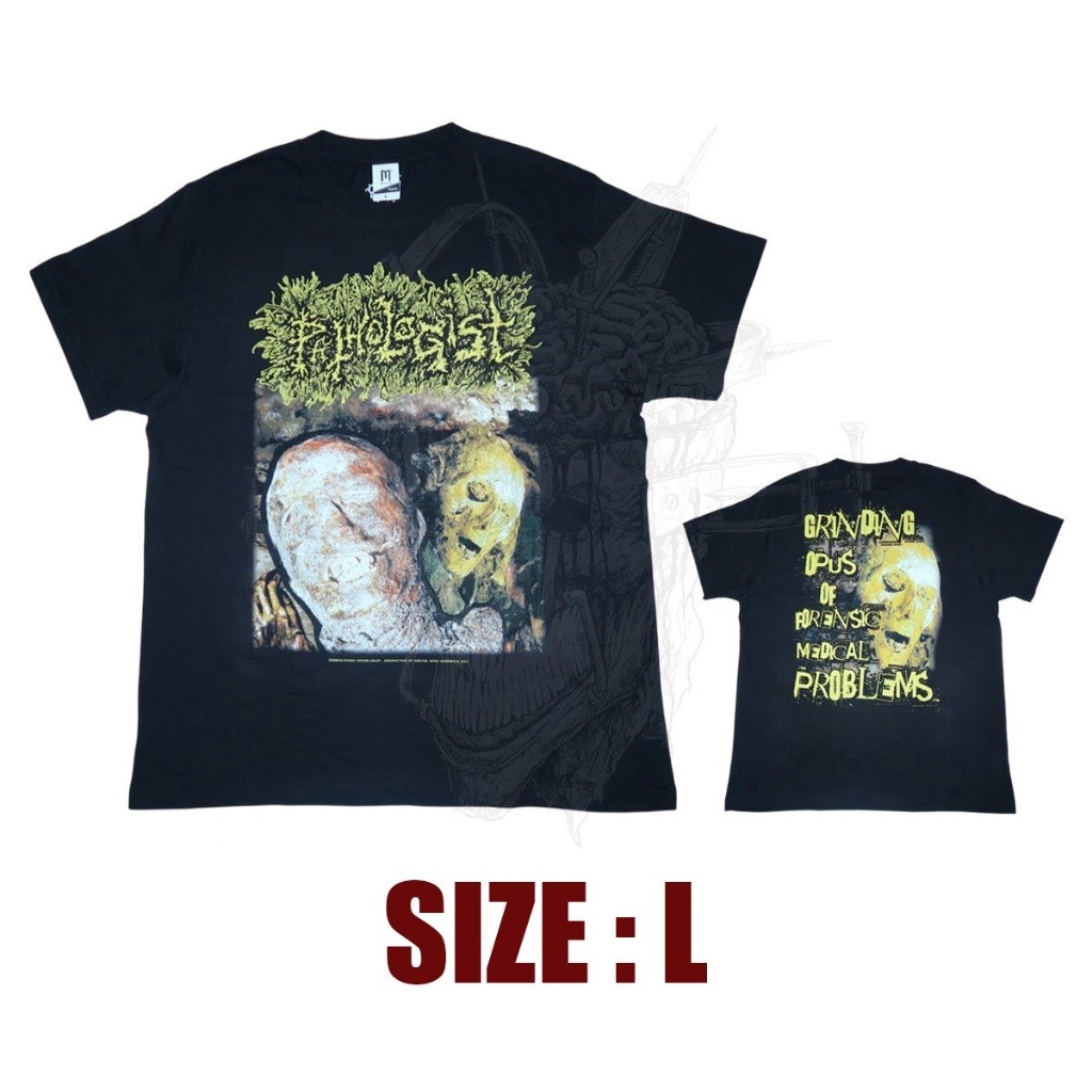 ORIGINAL & BERLISENSI - T-SHIRT - PATHOLOGIST - GRINDING OPUS OF FORENSICK MEDICAL PROBLEMS | DEATH 