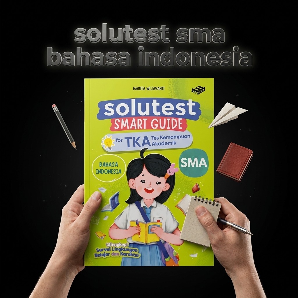 [ Erlangga ] Buku Solutest TKA SMA Bahasa Indonesia / TKA SMA 2026