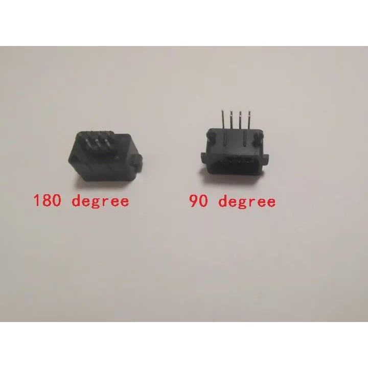 Replacement Parts 90/180 Degree 7 Pin Connector Female for NES Console Socket