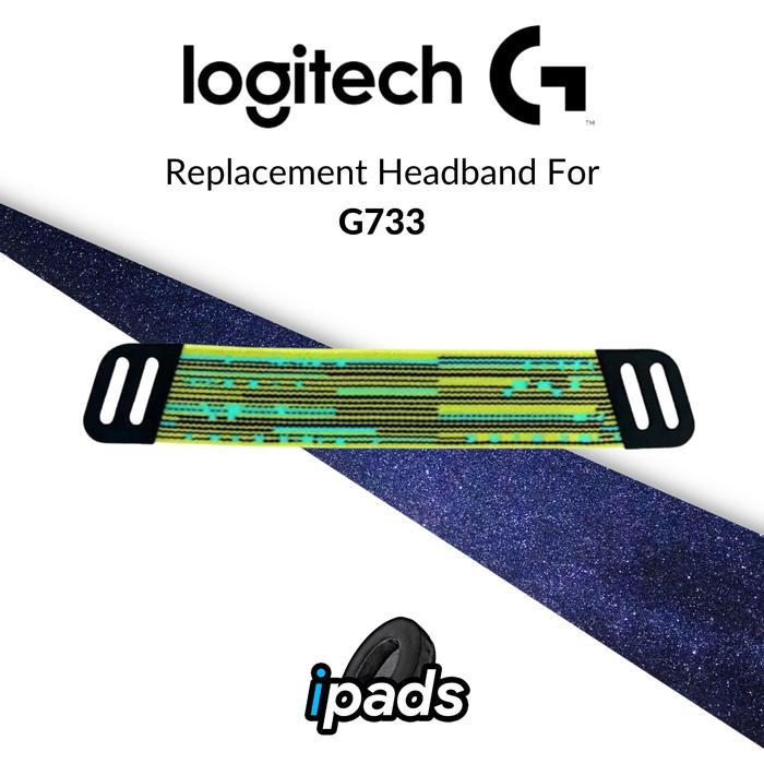 Aksesoris Sport= Headband Headpad Head Pad Head Band Bando Headset  G733 G 733 - Stip Green