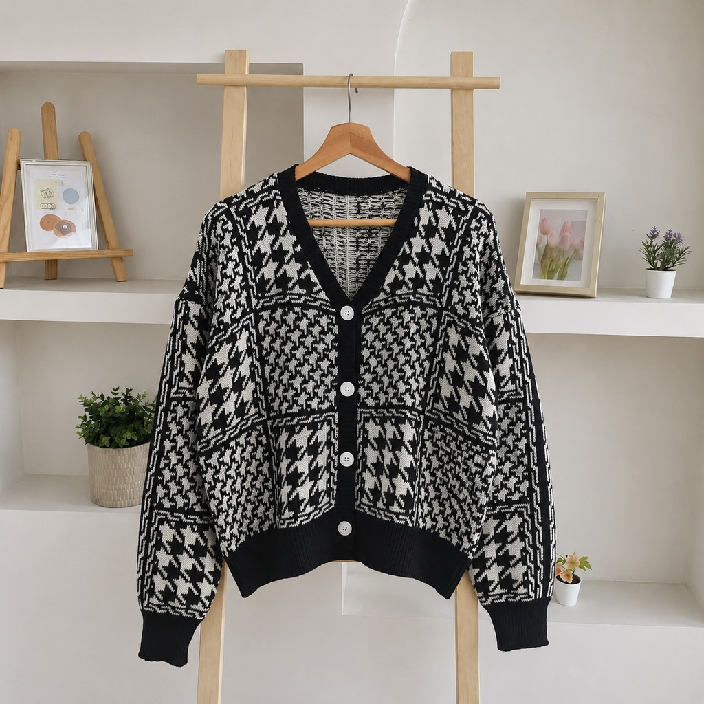 Atnara - Mori | Rajut Tebal | Cardigan Wanita Premium Tebal