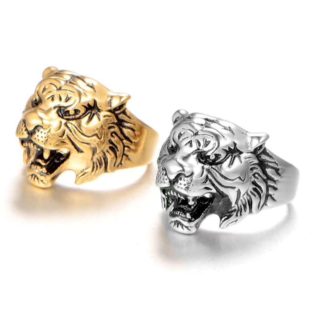 Cincin perak polos yang populer baru Aksesoris pria