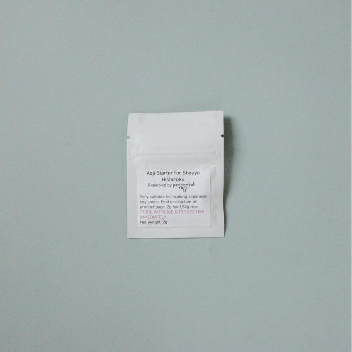 Ready Hishiroku Shouyu Koji Starter, repacked 2g
