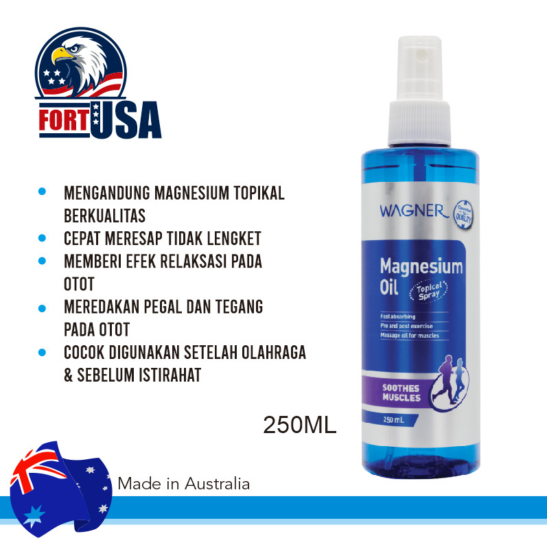 Wagner Magnesium Oil – Spray Magnesium untuk Otot Tegang & Pegal