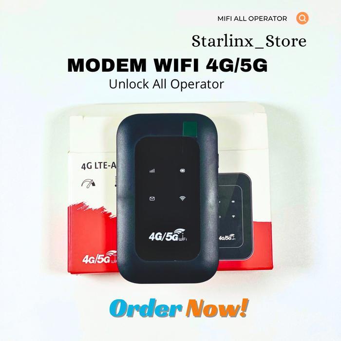 MODEM MIFI WIFI 4G 150 Mbps WiFi Seluler Portabel untuk PC Laptop Ponsel Support 3G dan 4G Semua Ope