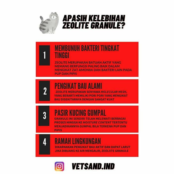 VETSAND Granule Cat Litter 20kg pasir kucing gumpal original TERMURAH - Lemon terlaris