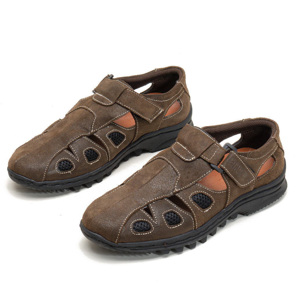 Sepatu Sandal Pria Casual Kulit Anti Slip Fordza