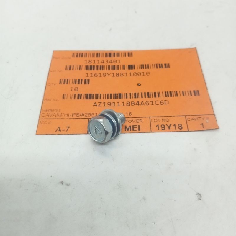 BAUT 10 M6X10 M6X20 DOUBLE RING ORIGINAL BAUT BAJA