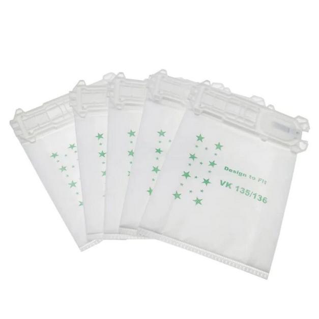 Kantong Debu Vacuum Cleaner 10pcs Vorwerk VK135 VK136 FP135 FP136 KOBOLD