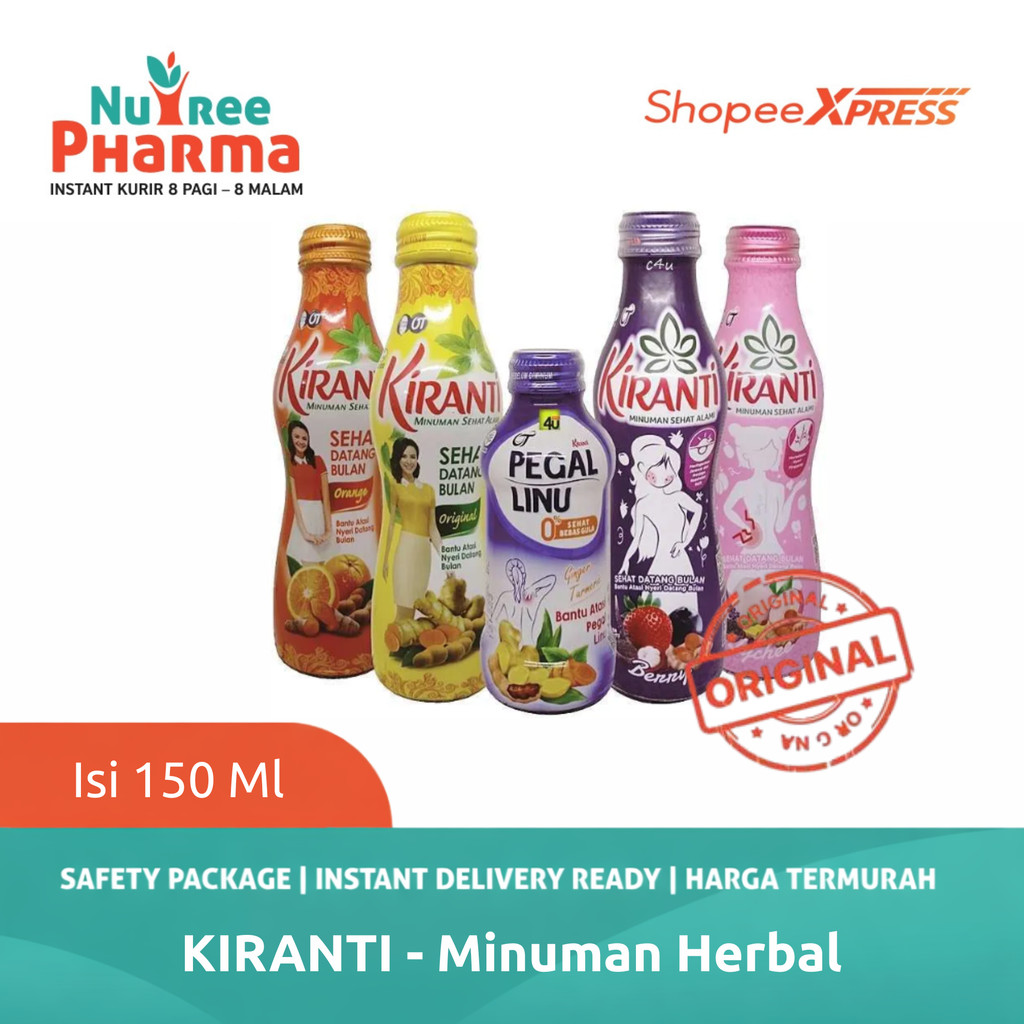 KIRANTI - KIRANTI ORANGE - KIRANTI PEGAL LINU - KIRANTI ORIGINAL - HERBAL - OBAT JAMU - MINUMAN