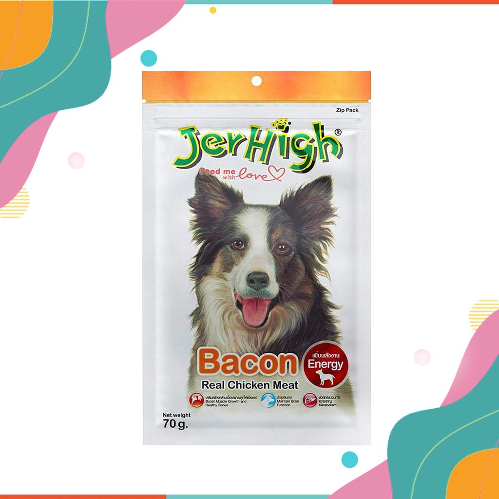 JERHIGH CHICKEN BACON/ SNACK ANJING AYAM DAN BACON