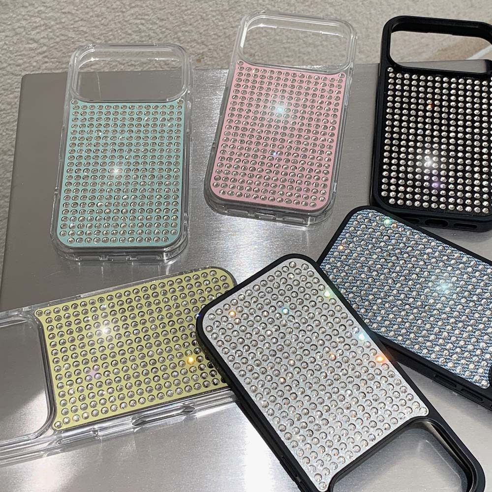 Casing HP Mewah Rhinestone untuk iPhone 17ProMax 16ProMax 15ProMax 14ProMax 13