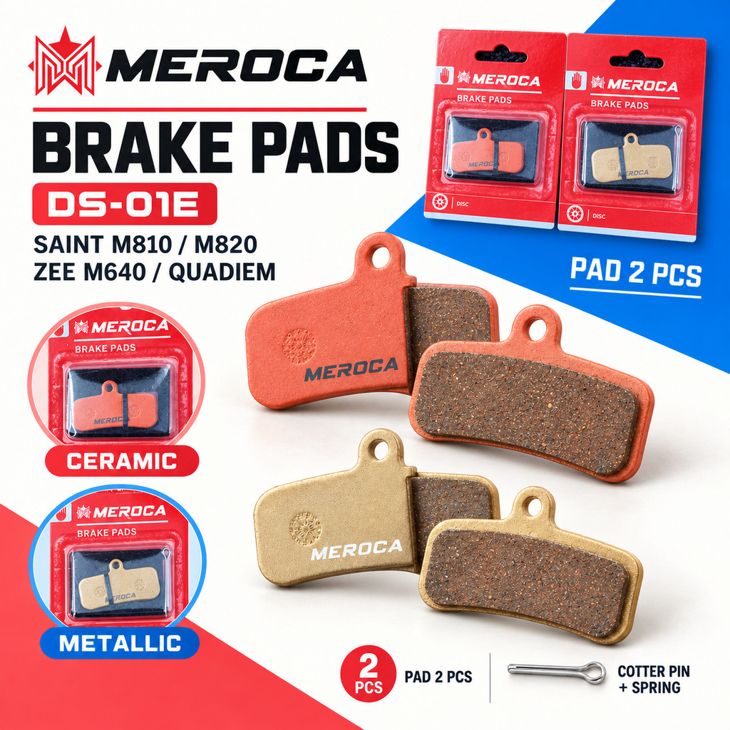 Meroca Brakepad kampas D03S H03A H03C N03A shimano saint N03C pengganti zee XTR XT SLX Deore TRP tek