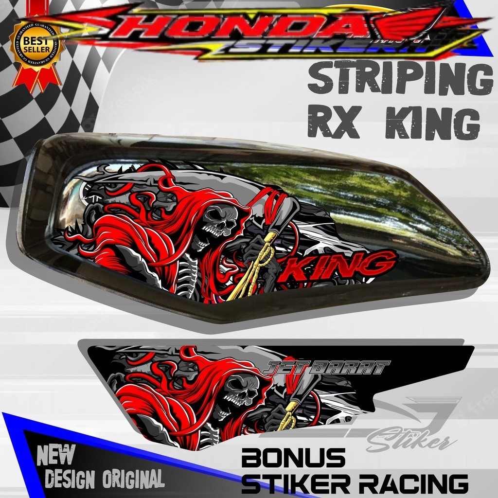 STRIPING RX KING RX SPECIAL , DECAL STRIPING MOTOR RX KING KOBRA / STRIPING