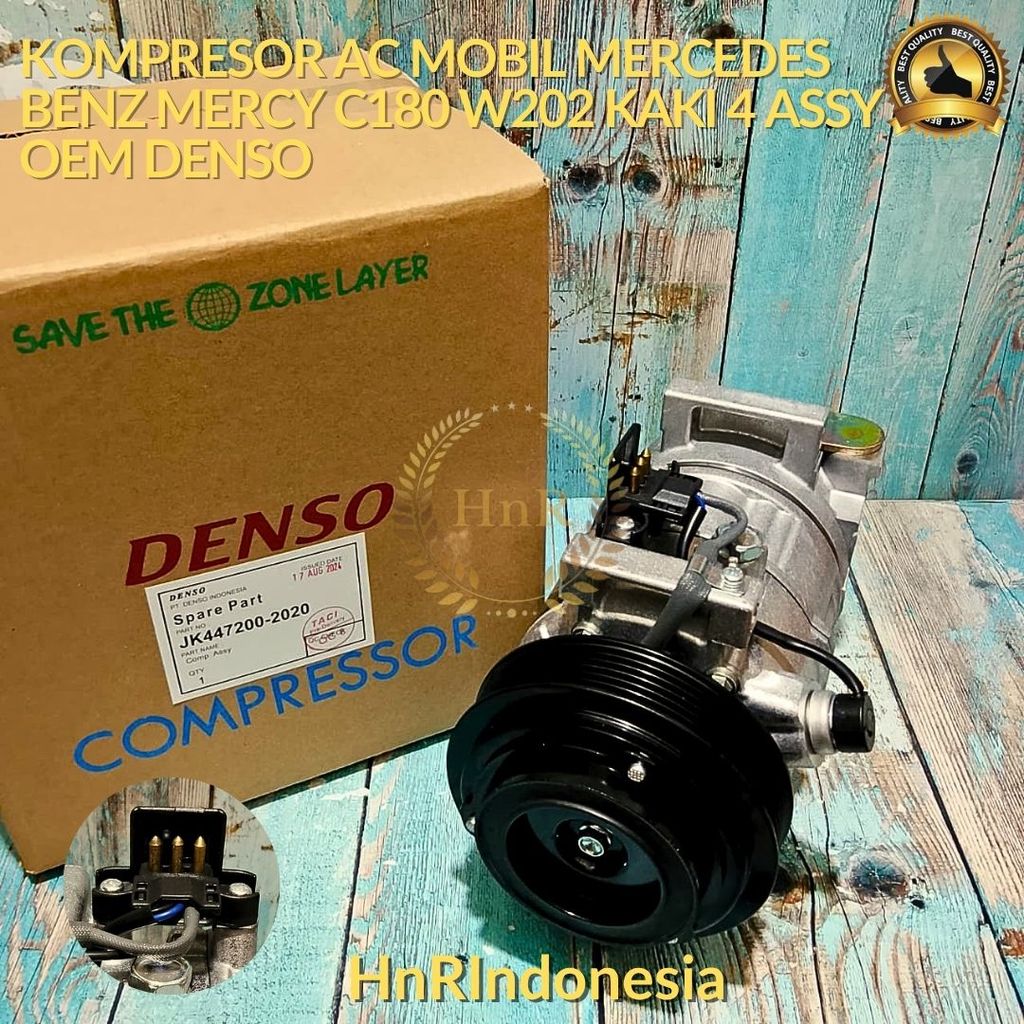 Kompresor AC Mobil Mercedes Benz Mercy C180 W202 Kaki 4 ASSY COMPRESSOR OEM PREMIUM QUALITY