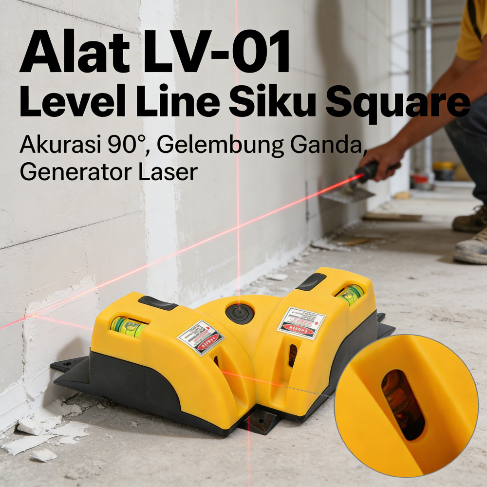 Leveling 90 Derajat Laser Siku Alat Siku Siku Kelurusan Sudut Laser
