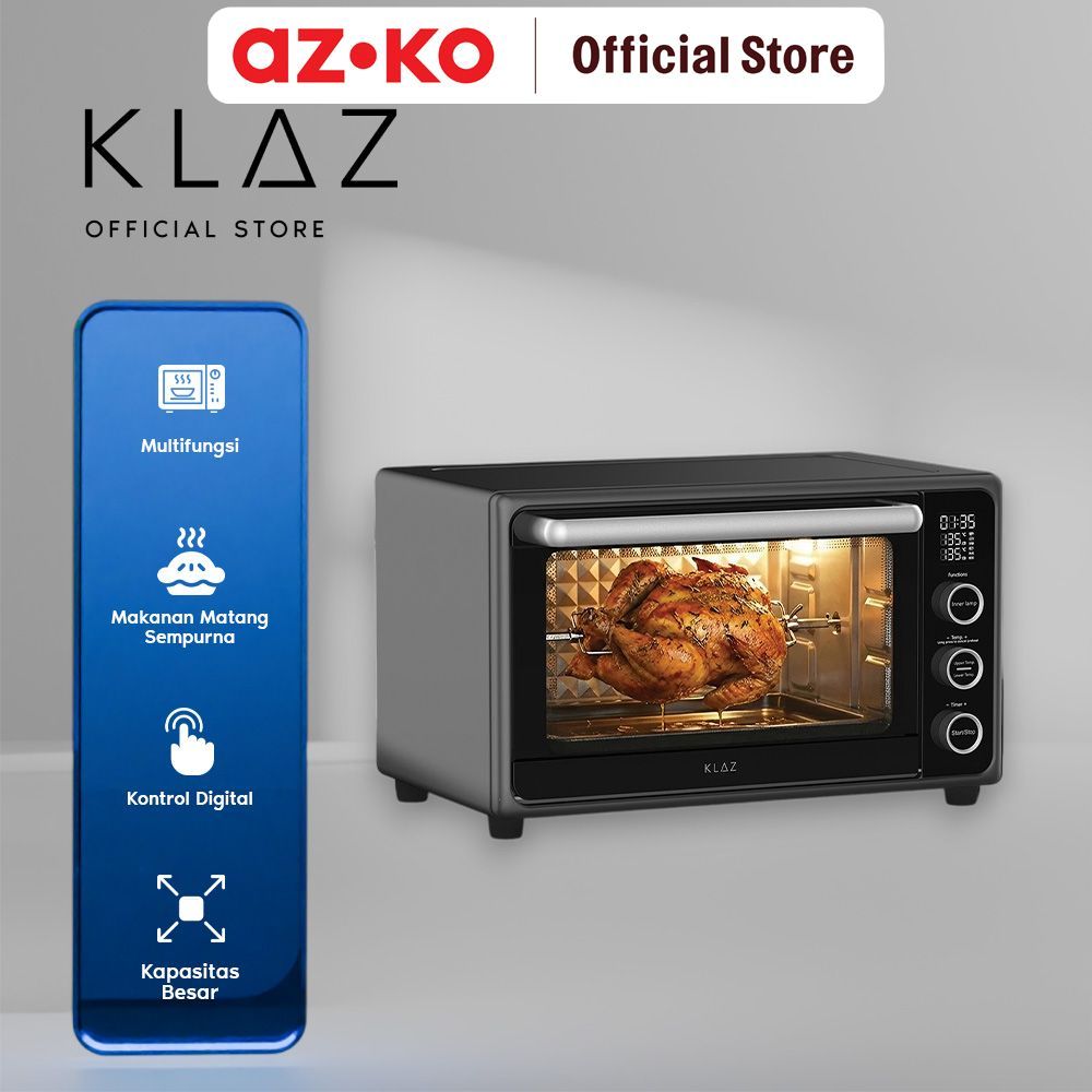 azko Klaz Otto Oven Toaster Digital 30 Liter