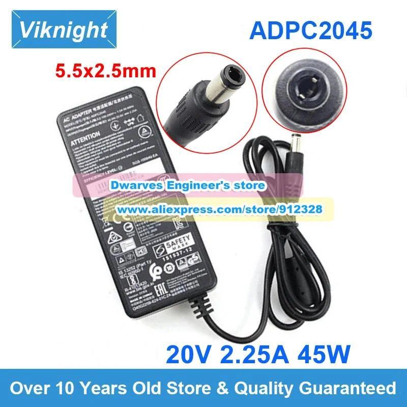 ADPC2045 AC Adapter 20V 225A 45W for 278E8Q AG322FCX 278E8QJAB 272M8 OPTIX G27C6P 242B9T75 242B8T27 