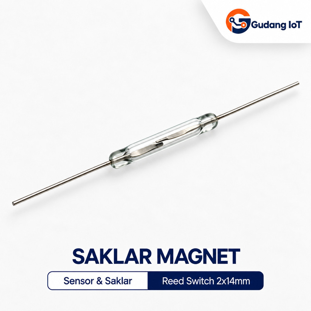 REED SWITCH 2X14MM MAGNETIC DETECTOR SAKLAR SENSOR MAGNET NO