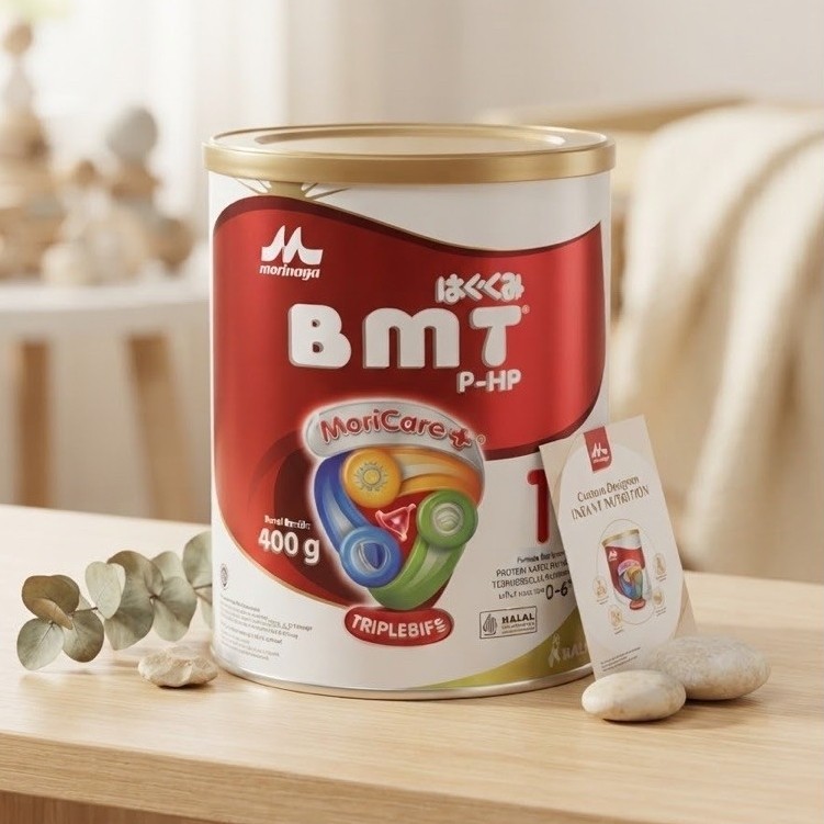 (EXP 2028) MORINAGA BMT PHP 400GR 0-6 BULAN / SUSU TERHIDROLISAT PARSIAL / SUSU UNTUK ALERGI