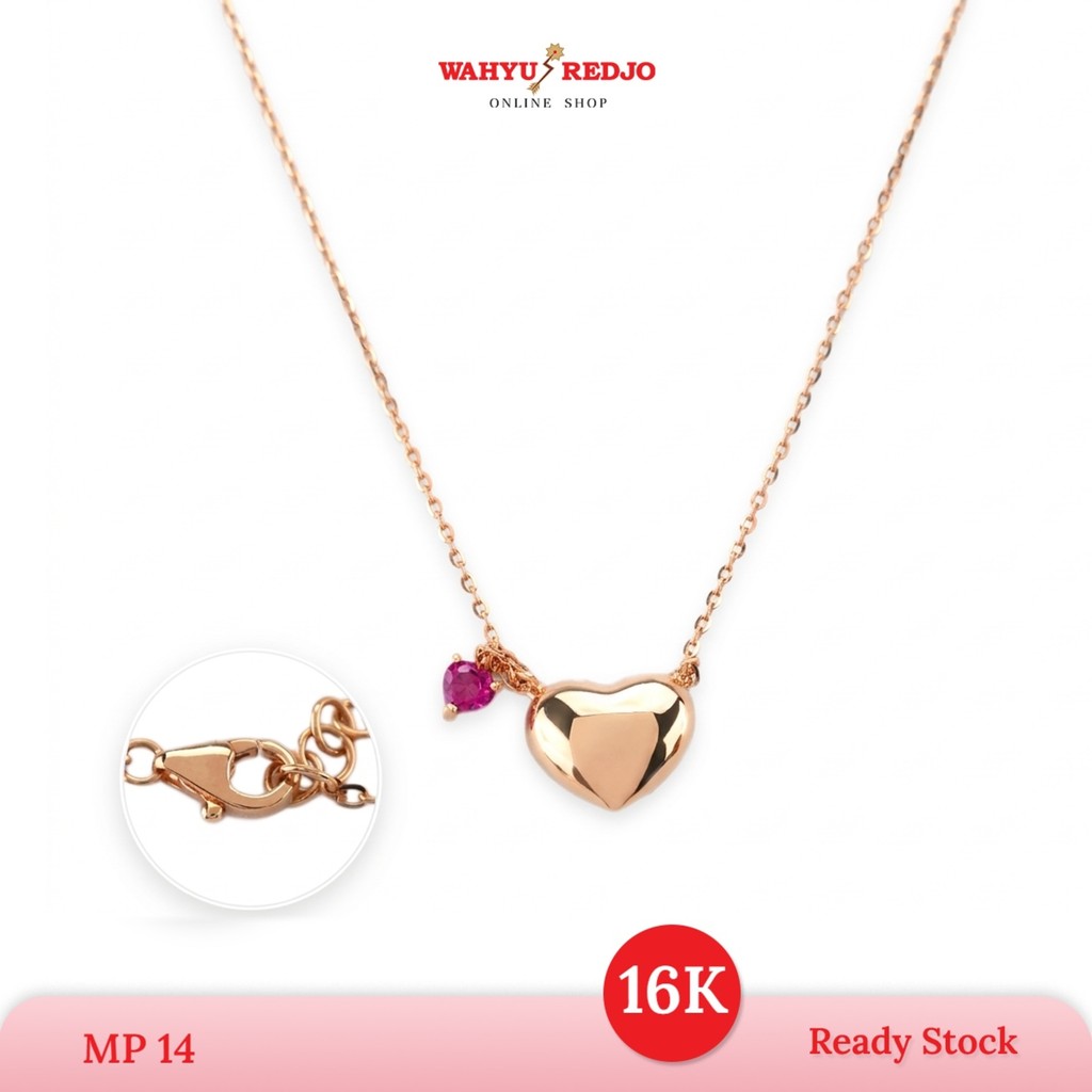 WAHYU REDJO - KALUNG EMAS 16K MODEL LOVE GEMBUL TIMELESS & KEKINIAN (PMR)