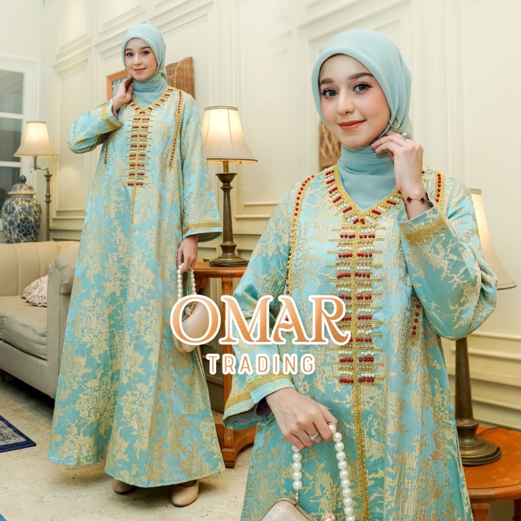 " Dubai Luxury " _ Abaya Modern Dubai Style Dari Omar Trading –( Ready Stock)