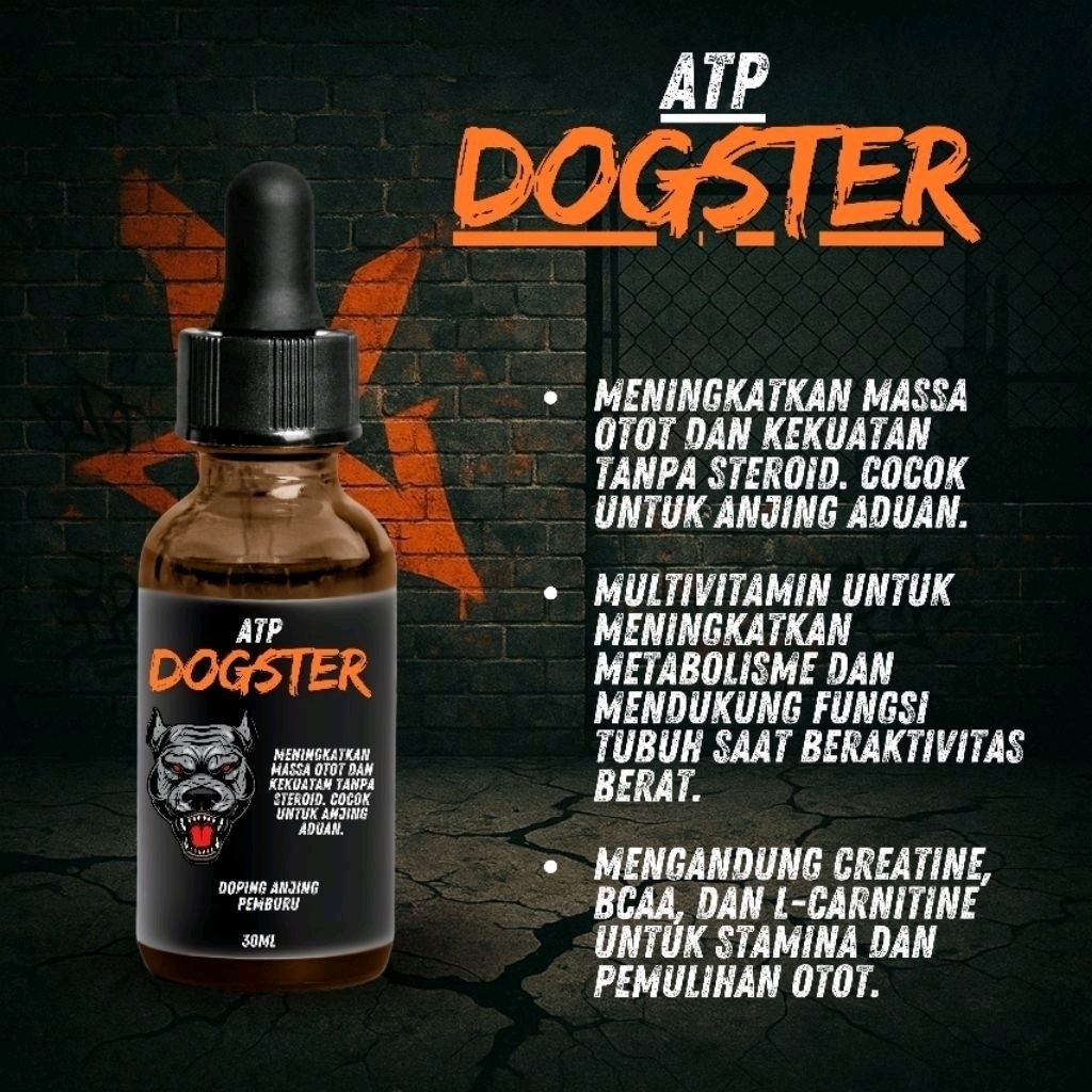 Mustika Sakti - Doping Anjing ATP Dogster Arena Power – Doping Resmi Petarung Profesional ATP Dogste