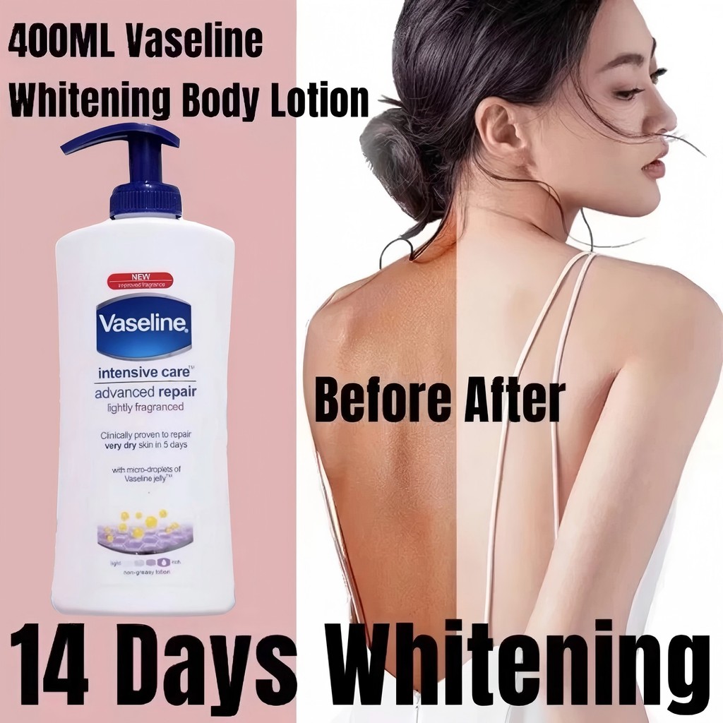 Vaseline hembody pemutih badan Intensive Care Advanced Repair Lightly Body Lotion Healthy Even Tone 