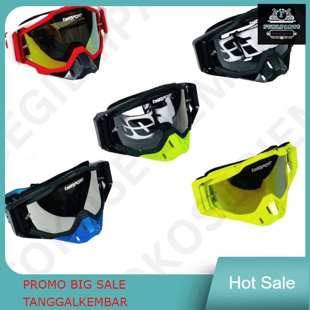 Kacamata Helm Trail KLX CRF Goggle CocokUntuk Helm Terbuka Motorcross fit face supermoto